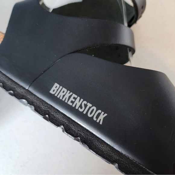 NEW BIRKENSTOCK BLACK ATHENS GLADIATOR ADJUSTABLE STRAPS SIZE 39 8 SANDALS - Picture 11 of 13
